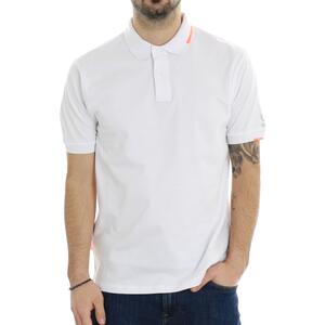 POLO CONTRASTI SUNS BIANCO